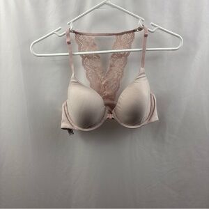 Body By Victoria's Secret Pink 36B RacerbackPerfect Coverage Front Close Bra